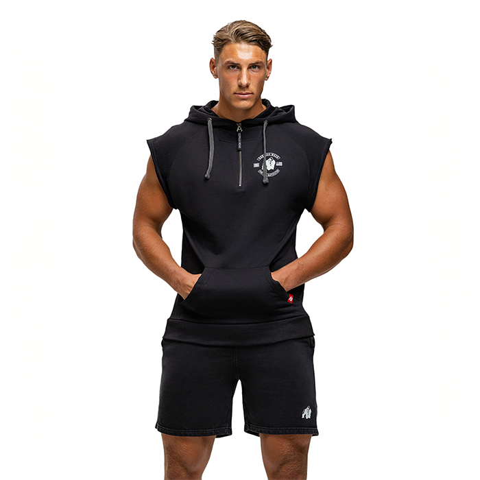 Huntley &Auml;rml&ouml;s Hoodie Svart