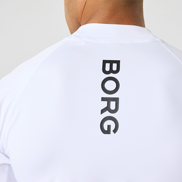 Mock Neck T‑shirt Vit
