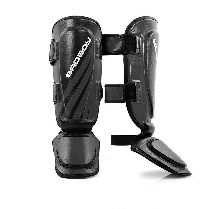 Bild av BAD BOY Training Series Impact Thai Shin Guards, Black/Grey