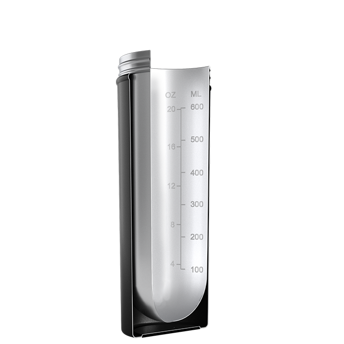 Insulated Steel Shaker Svart 750 ml