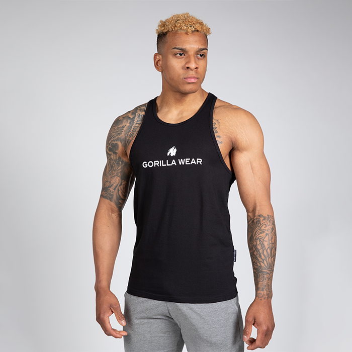 Carter Stretch Tank Top,Black