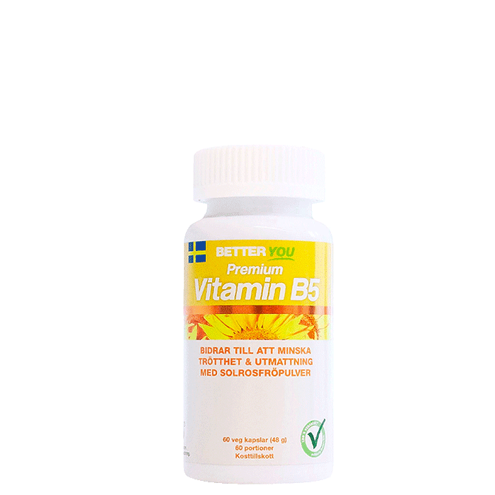 Premium Vitamin B5, 60 kaps