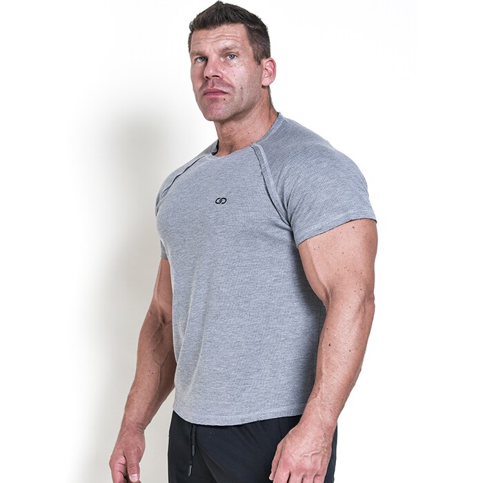Läs mer om Chained S/S Thermal Sweat, Light Grey Melange