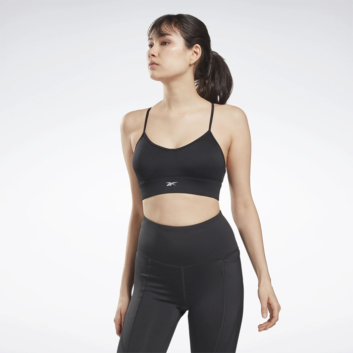 ID Train Knit Sport-bh Svart