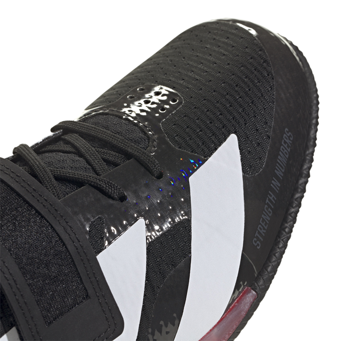Adipower Weightlifting 3 Skor Svart Vit/R&ouml;d