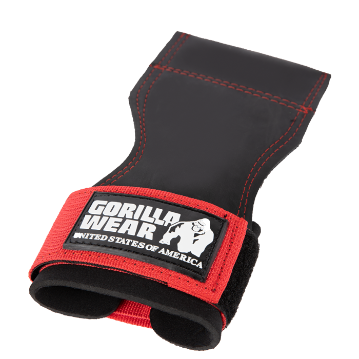 Gorilla Wear Gear Lifting Grips Black/Red