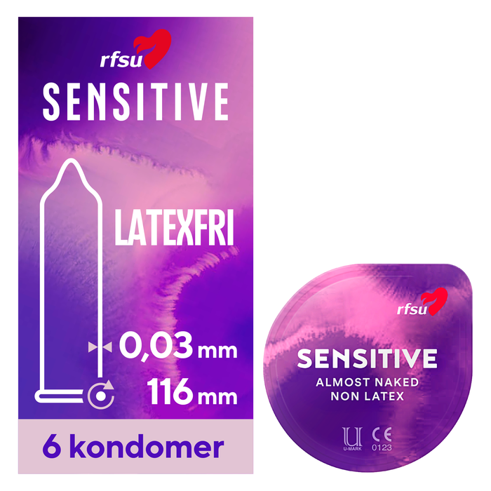 RFSU Sensitive Kondomer 6-pack