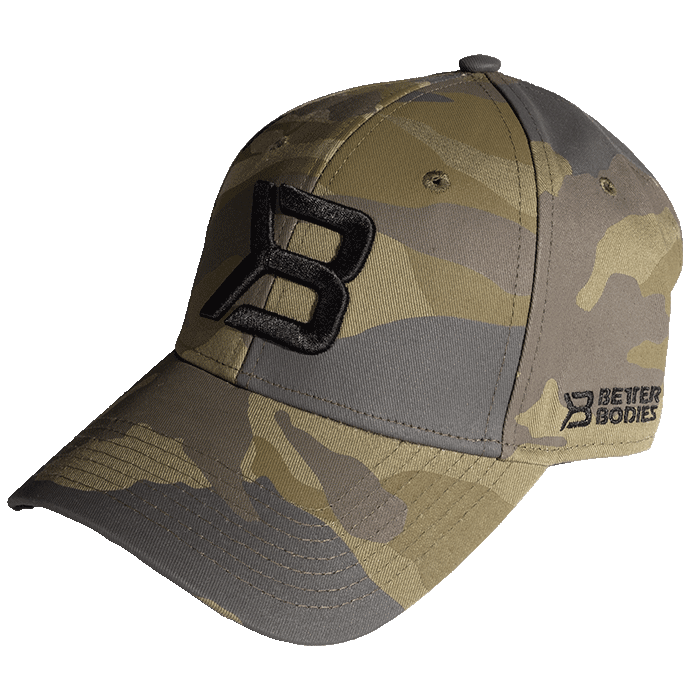 Läs mer om BB Baseball Cap, Green Camoprint