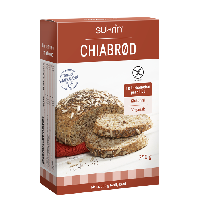 SUKRIN Chia Brödmix Glutenfri 250 g