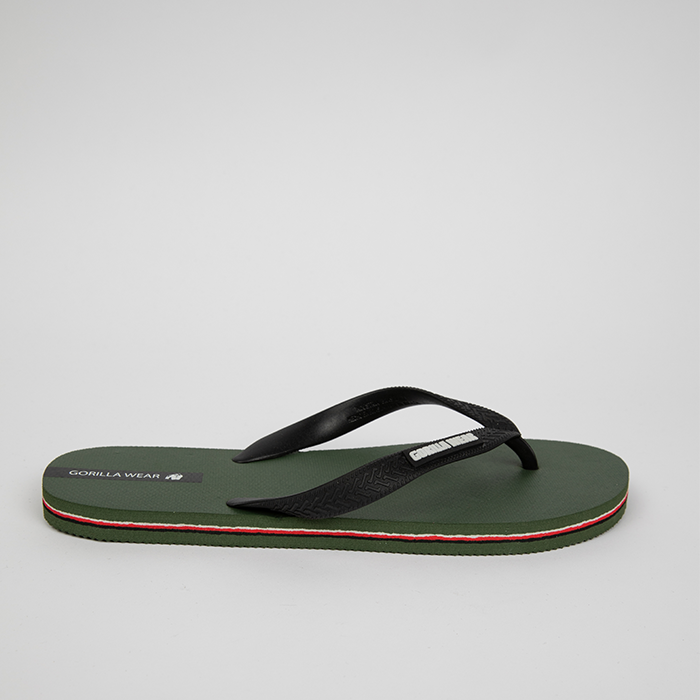 Gorilla Wear Kokomo Flip-Flops Army Green