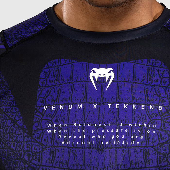 Venum x TEKKEN 8 Dry-Tech T-shirt Kazuya Svart Lila