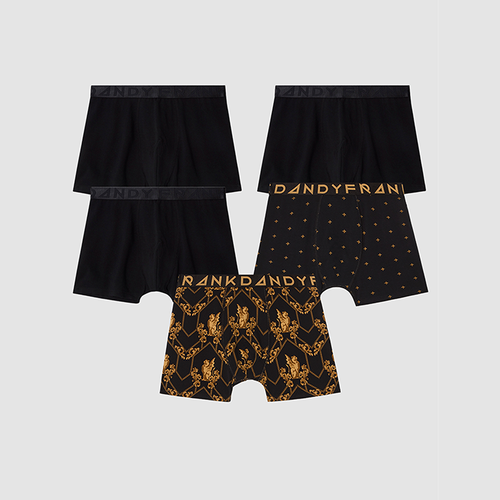 Boxershorts 5 pack Svart