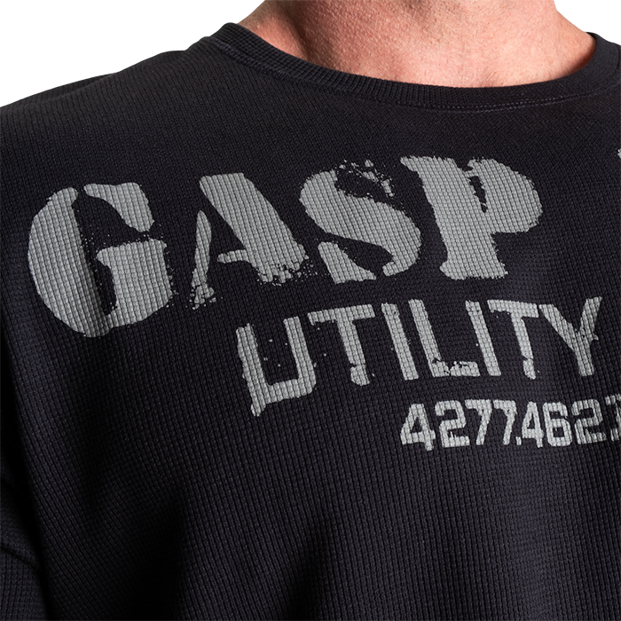 Thermal Gym Sweater, Asphalt