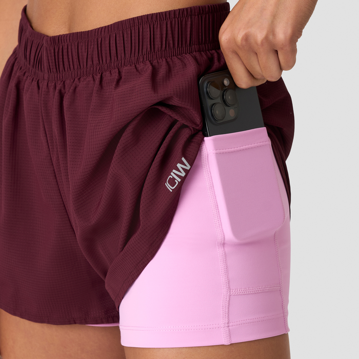 Mirage 2-i-1 Shorts M&ouml;rkbrun