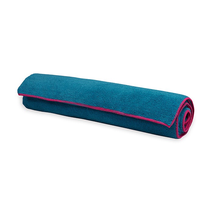 Yoga Mat Towel Vivid Blue/Fuchsia Red