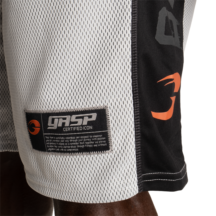 No1 Mesh Shorts Vit Svart