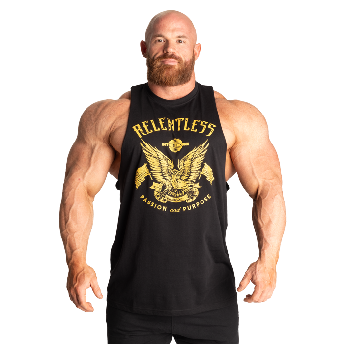 Relentless Cut Out T‑Shirt Svart Gul