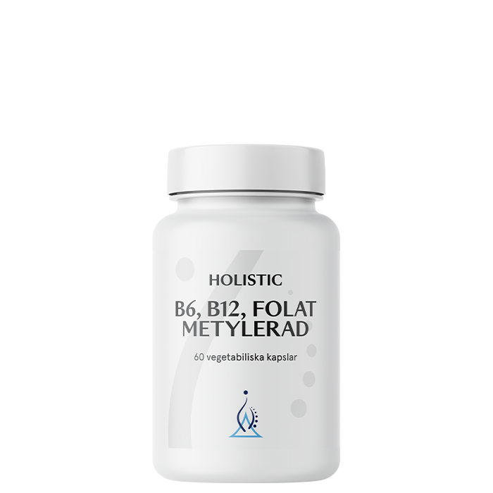 Holistic B6 B12 Folat Metylerad 60 kapslar