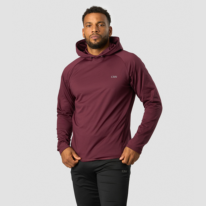 Läs mer om Ultimate Training Hoodie, Burgundy