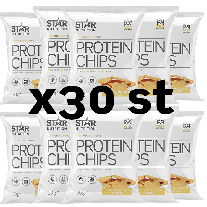 30 x Protein Chips, 30g, BIG BUY