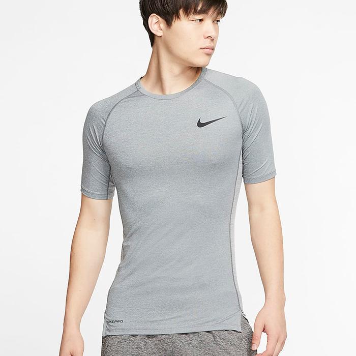 Nike Pro Comp Top S/S Smokey Grey