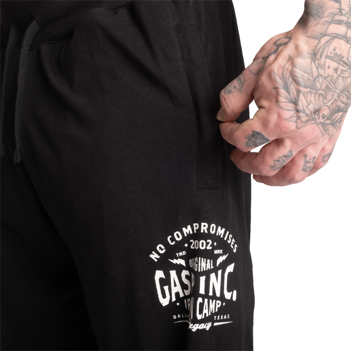 Gasp Inc Tr&auml;ningsbyxor Svart Vit