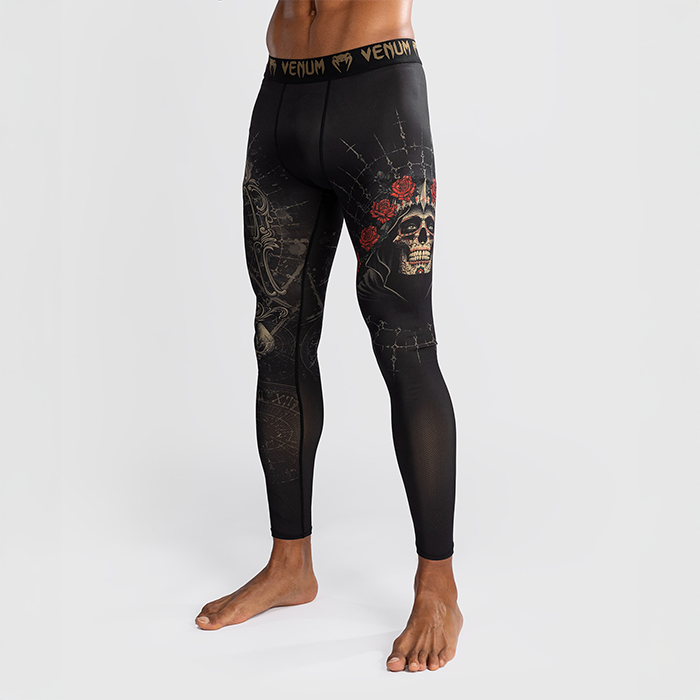 Santa Muerte 5-0 Tights Svart Guld