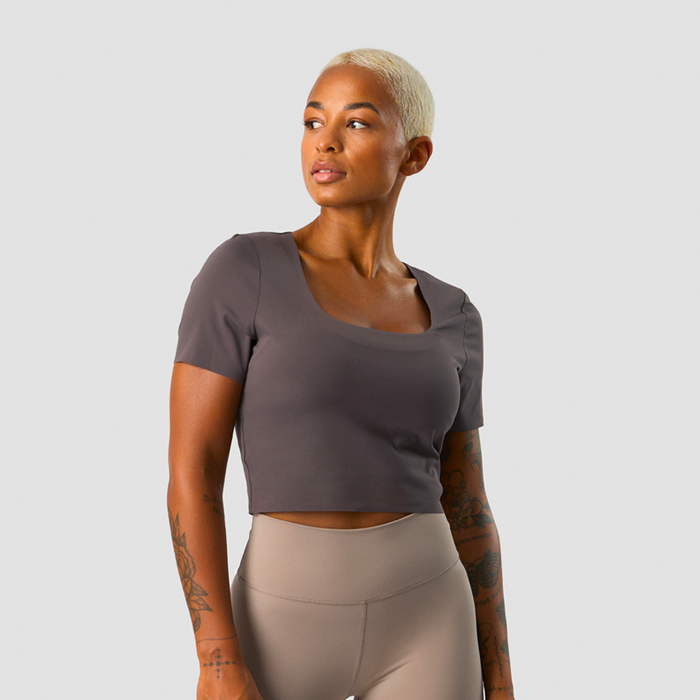 ICANIWILL Nimble Soft Cropped T-shirt Clay