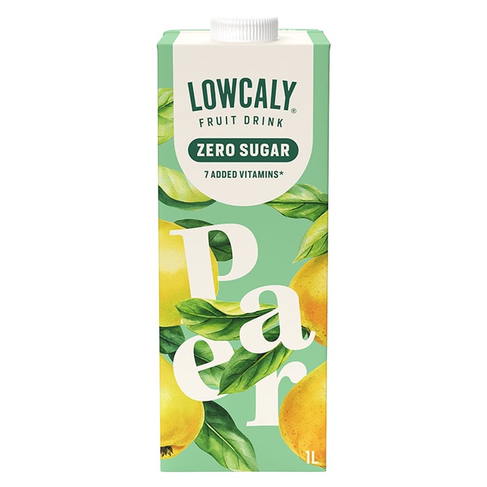 Lowcaly Fruktdryck 1000 ml pear