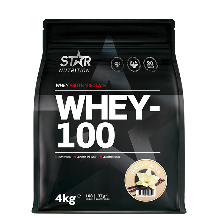 Whey-100 Vassleprotein 4 kg