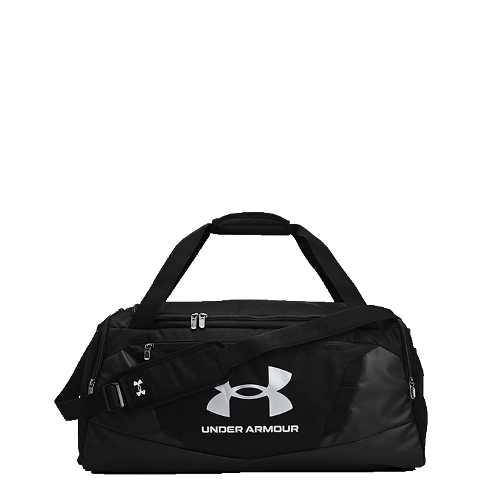 UA Undeniable 5-0 Duffle Medium,Black/Metallic Silver