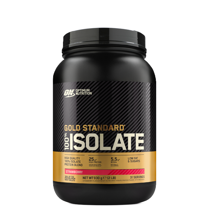 Gold Standard 100% Isolate Vassleproteinisolat 930 g strawberry