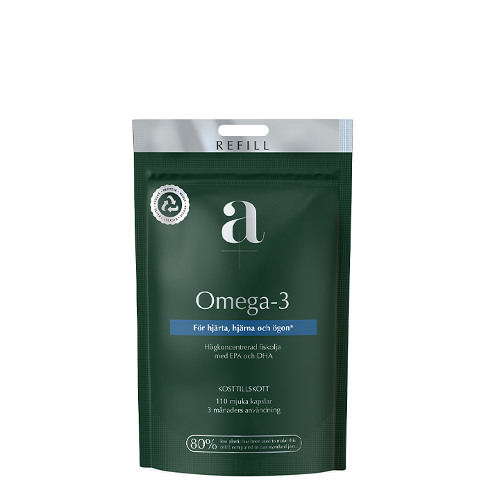 A+ Omega-3 110 mjuka kapslar Refill