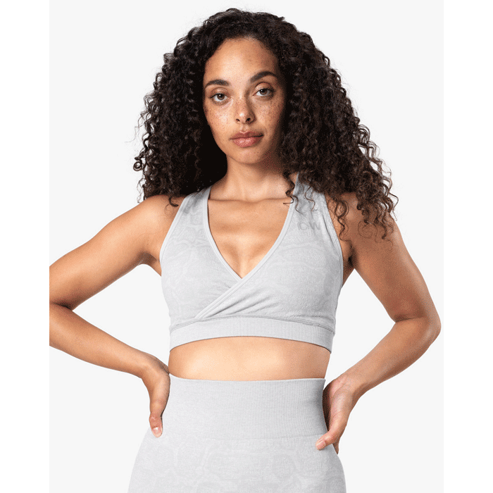 Bild av Snake Seamless Sports Bra, Light Grey