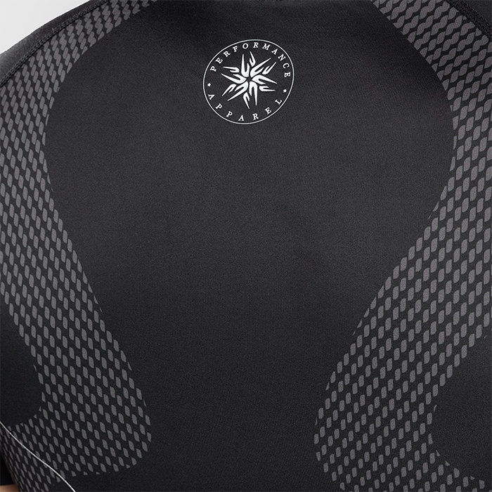 Nexus Rashguard Kort &Auml;rm Svart Silver