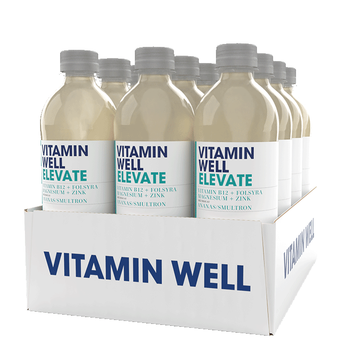 12 x Vitamin Well 500ml Elevate