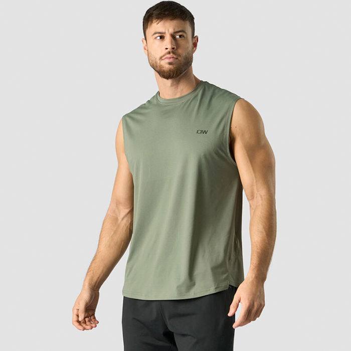 ICANIWILL Stride Sleeveless T-shirt Sea Green