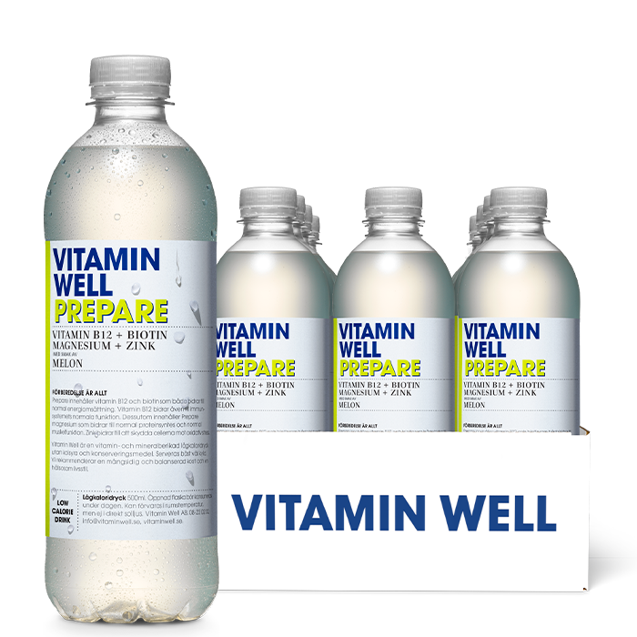 12 x Vitamin Well 500ml Prepare