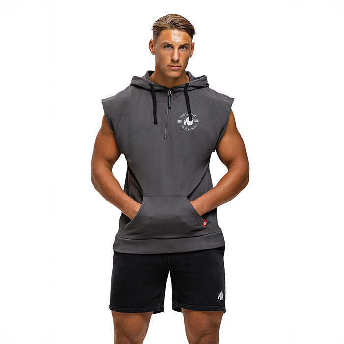 Huntley &Auml;rml&ouml;s Hoodie Gr&aring;