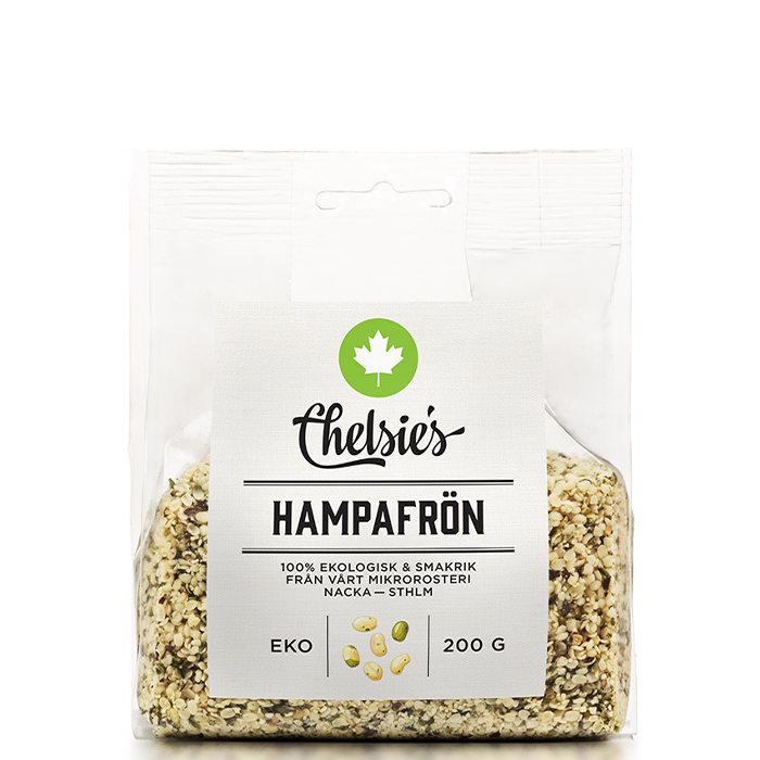 Chelsie s Organic Gourmet Prod Hampafrön 200 g