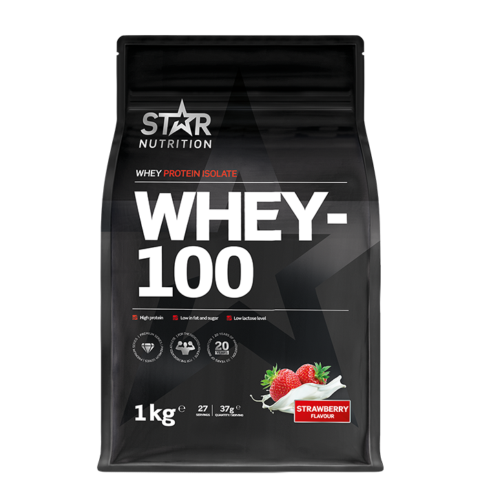 Läs mer om Whey-100 Vassleprotein 1 kg