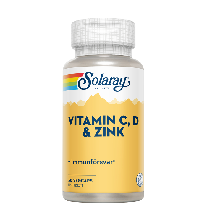 Vitamin C D Zink 30 kapslar