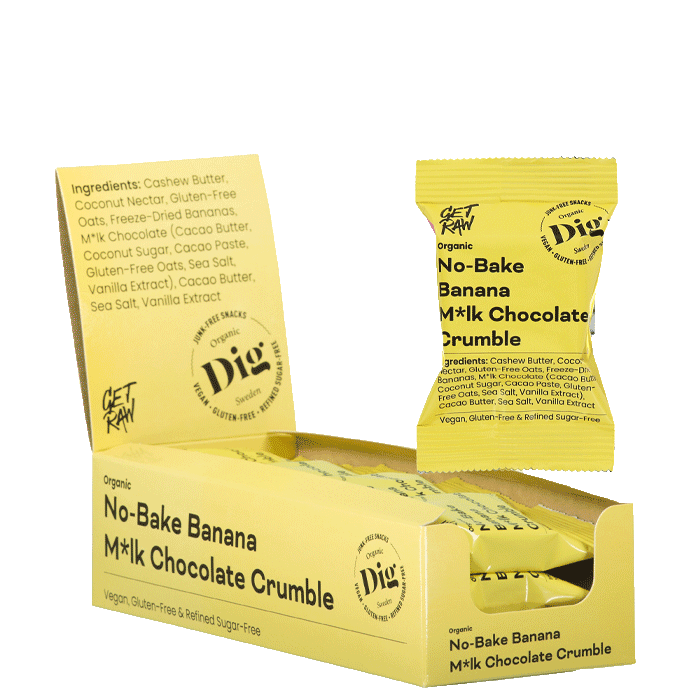 Läs mer om 12 x GET RAW Organic Bar Smulpaj, 35 g