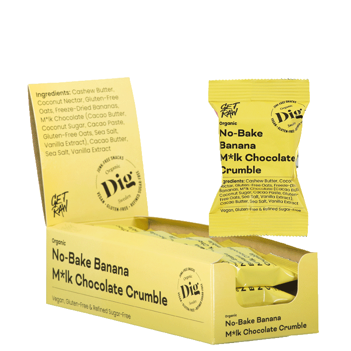 12 x GET RAW Organic Bar Smulpaj 35 g