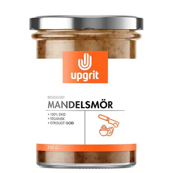 Upgrit Mandelsmör Ekologisk 300 g