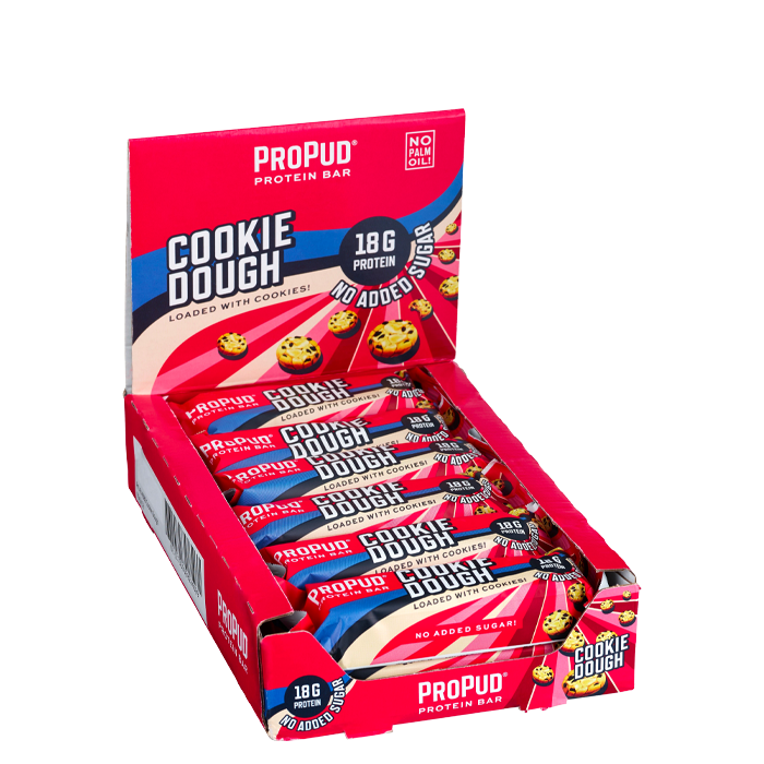 12 x ProPud Protein Bar 55 g Cookie Dough