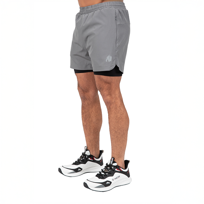 Cortez 2-In-1 Shorts Gr&aring;
