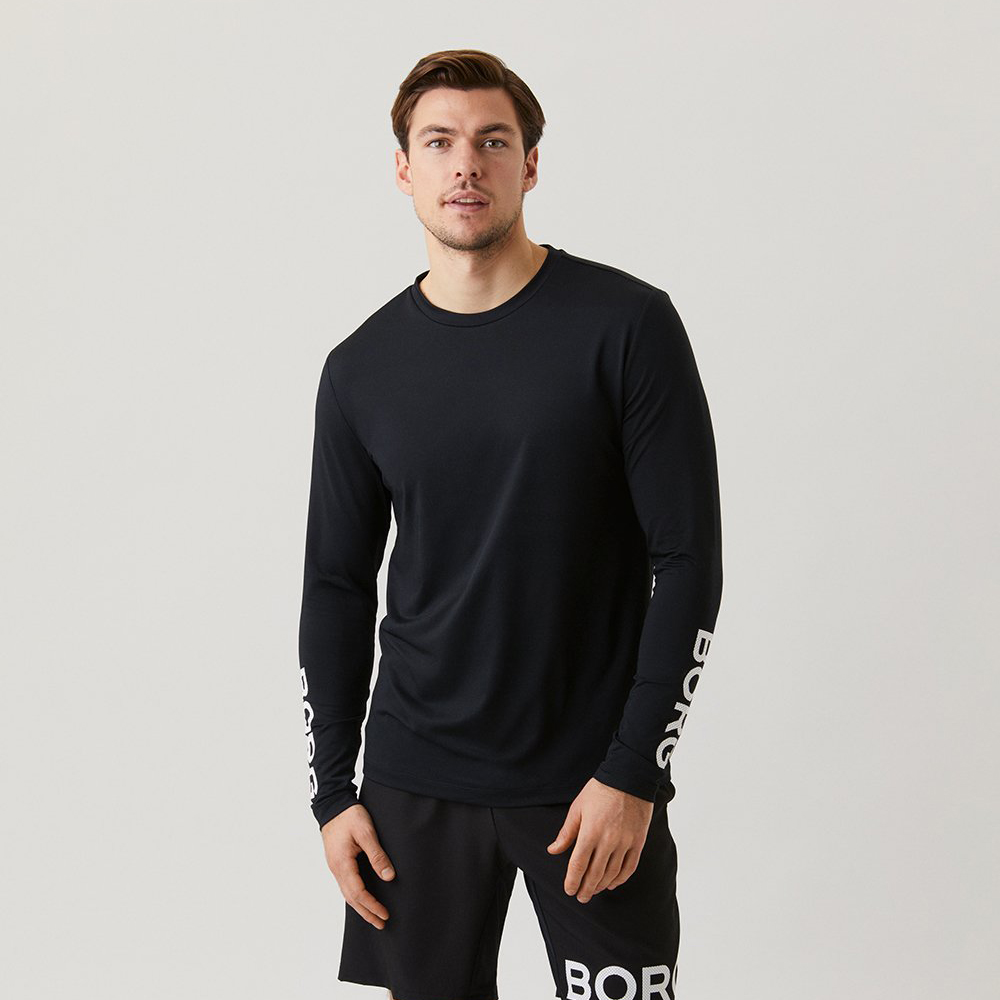 Borg Long Sleeve T-shirt, Black Beauty 5929