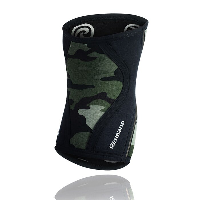 RX Kn&auml;skydd 7mm Camo/Svart
