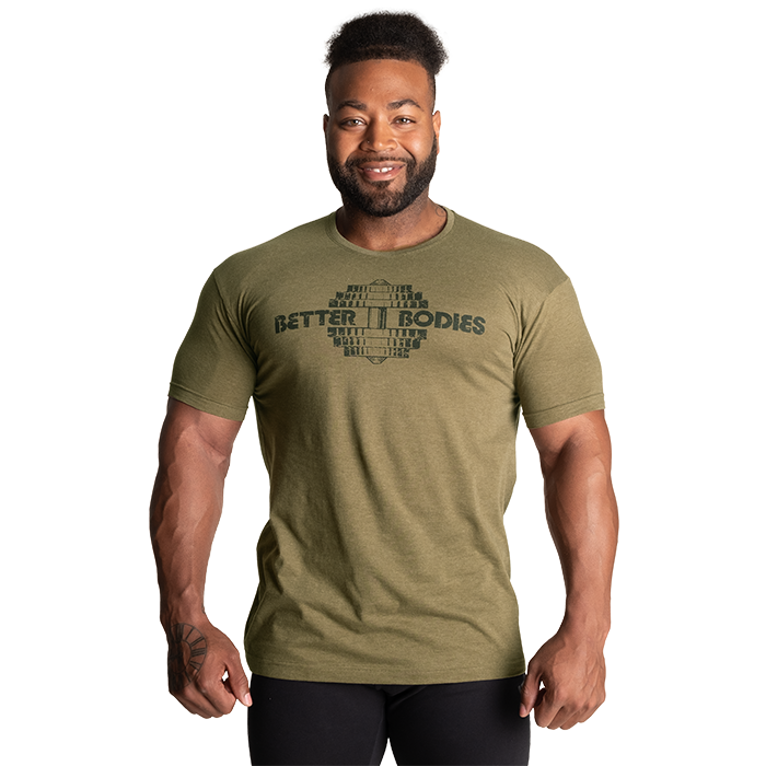 Recruit Tee, Army Green Melange